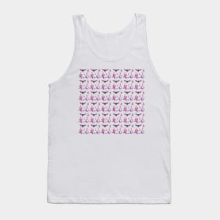 magic halloween purple pattern Tank Top